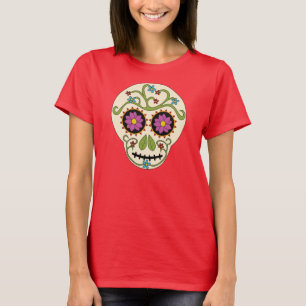 Round Sugar Skull T-Shirt