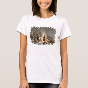 Round the Camp Fire (colour litho) T-Shirt