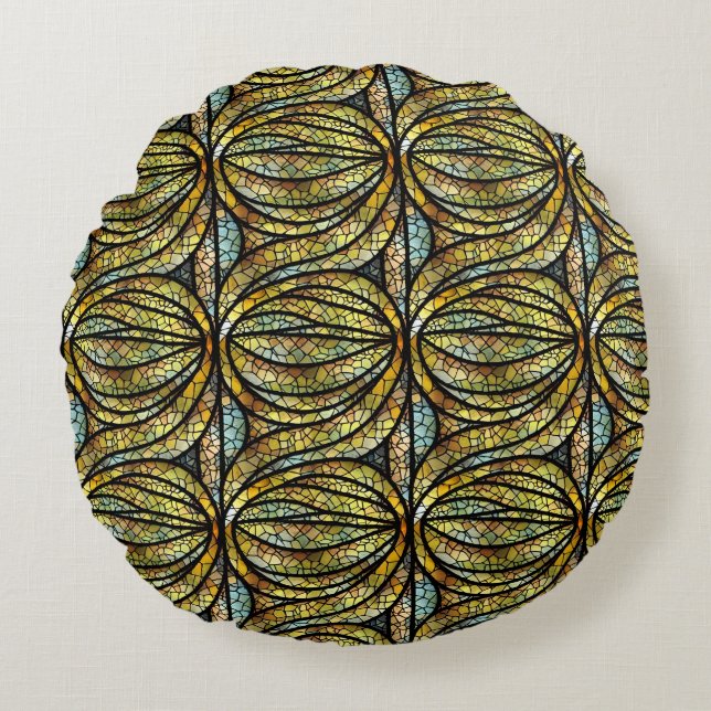 Round Throw Pillow (Front)