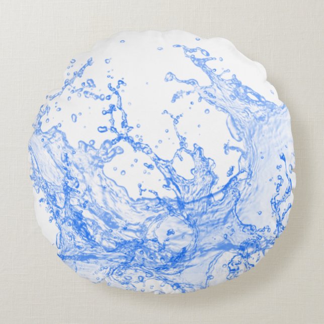 Round Throw Pillow (Front)