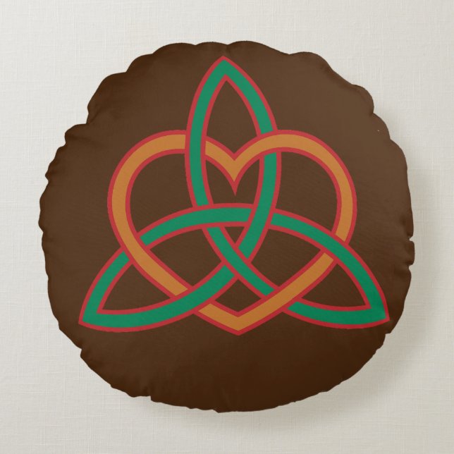 Round Throw Pillow (Front)