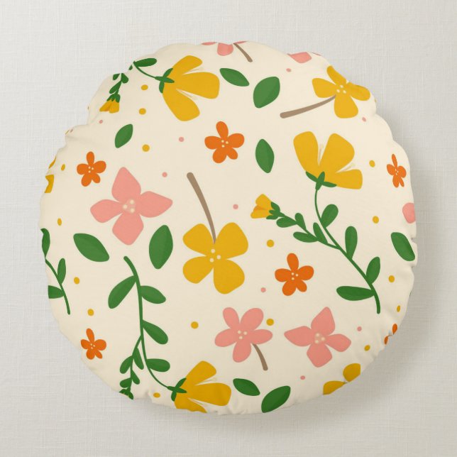 Round Throw Pillow (16") (Front)