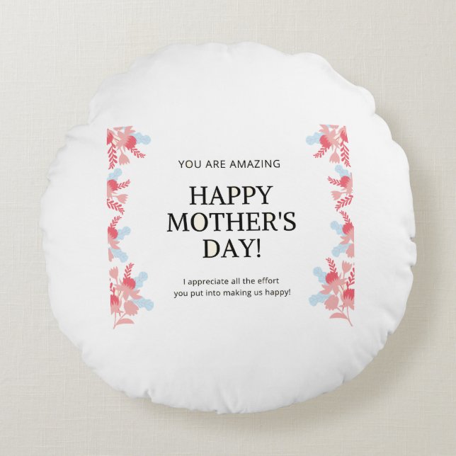 Round Throw Pillow (16") (Front)