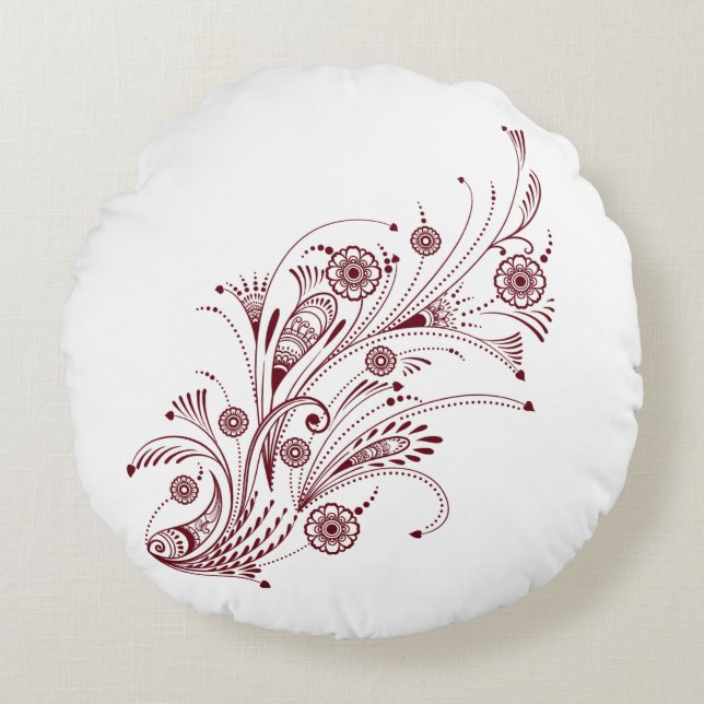 Round Throw Pillow (16") (Front)
