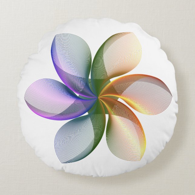 Round Throw Pillow (16") (Front)