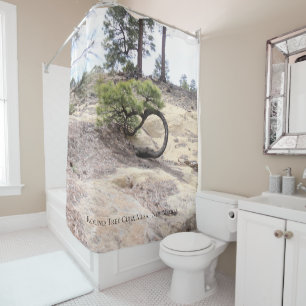 Round Tree Cuba Mesa, New Mexico Shower Curtain