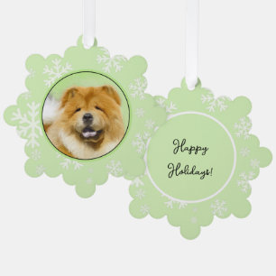 round tree decoration card