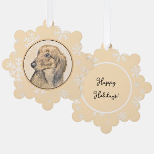 round tree decoration card