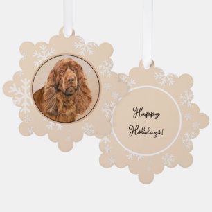 round tree decoration card