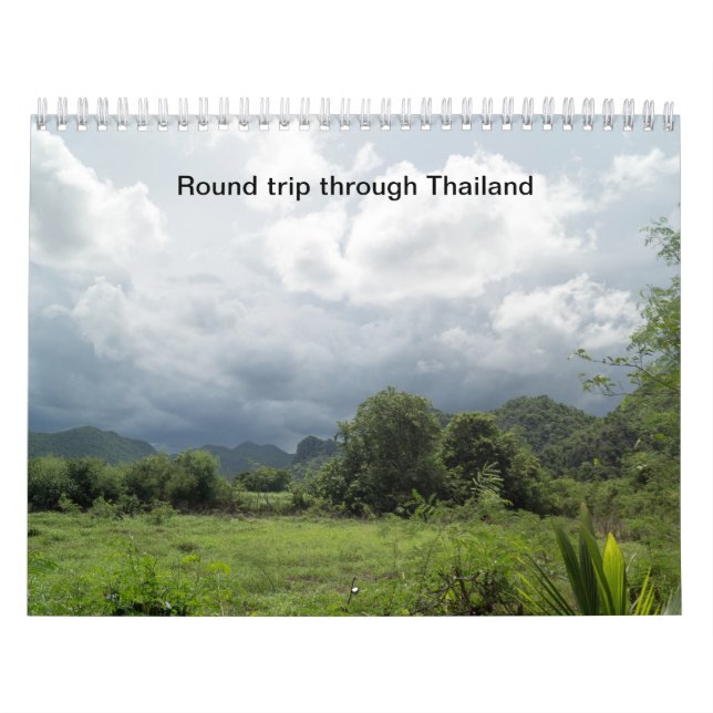 Round trip trough Thailand Calendar (Cover)