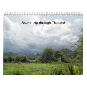 Round trip trough Thailand Calendar