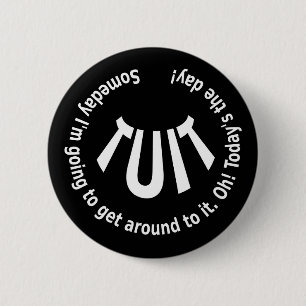 Round TUIT 6 Cm Round Badge