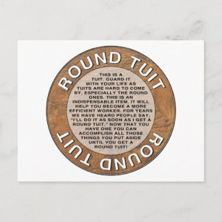 Round Tuit Postcard