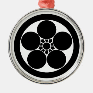 Round Umebachi Metal Tree Decoration
