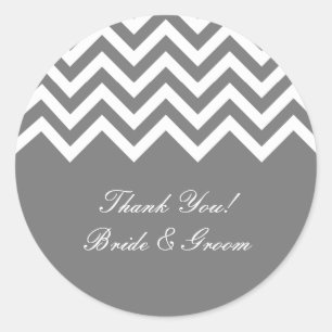 Round wedding thank you stickers   envelope sealer