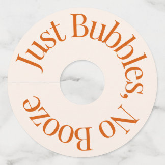 Round Wine Glass Tags, Standard Matte Tag