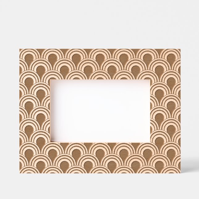 Rounded Arches Tiled Design Etched Frames (Front)