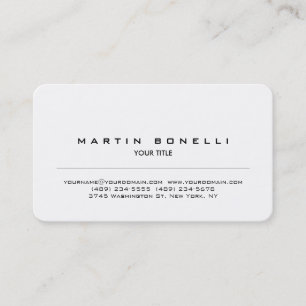 Rounded Corner Modern Professional Business Card