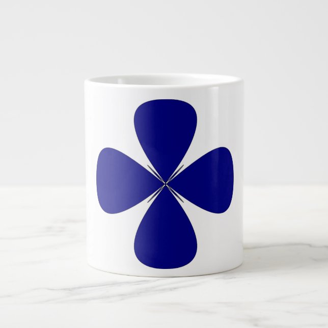 ROUNDED CROSS LARGE COFFEE MUG (Front)
