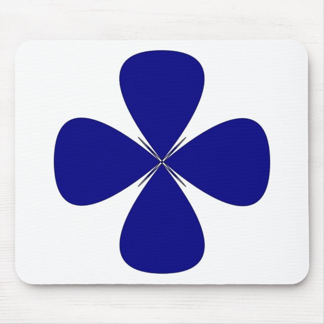 ROUNDED CROSS MOUSE PAD (Front)