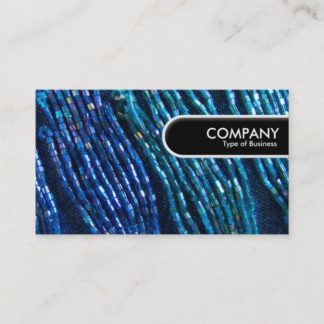 Rounded Edge Tag - Bead Braids (Front)