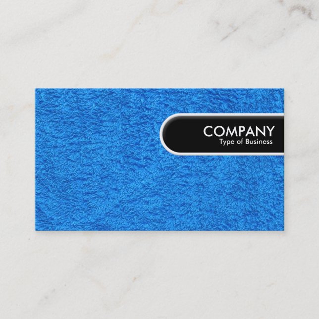 Rounded Edge Tag - Blue Carpet (Front)