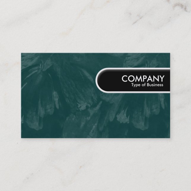 Rounded Edge Tag - Brushed Teal (Front)