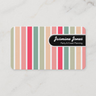 Rounded Edge Tag - Colour Stripes 01 (Round Cnrs)