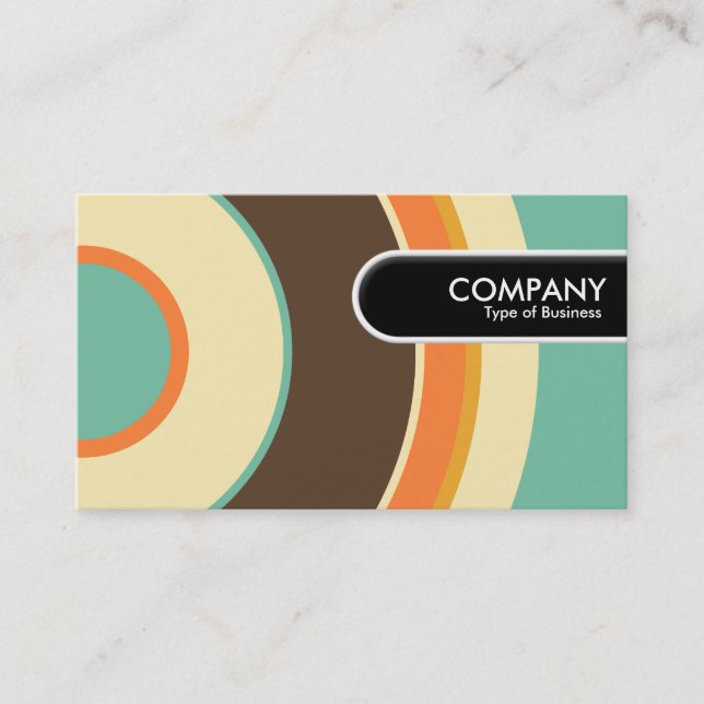 Rounded Edge Tag - Colourful  Circle 02 (Front)