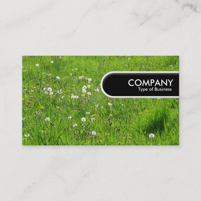 Rounded Edge Tag - Dandelion Meadow 02 (Front)