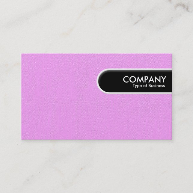 Rounded Edge Tag - Lilac Painted Canvas (Front)