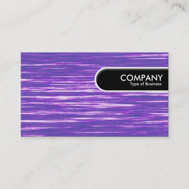 Rounded Edge Tag - Purple Interference (Front)