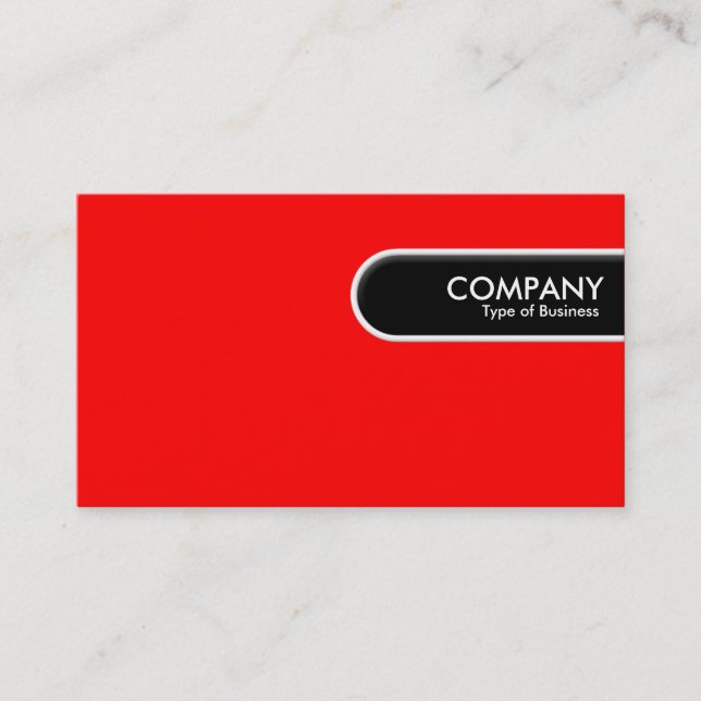 Rounded Edge Tag - Red (Front)