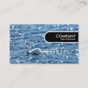 Rounded Edge Tag - Swan