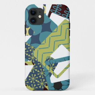 Rounded Mid-Century Modern Rectangles  Case-Mate iPhone Case