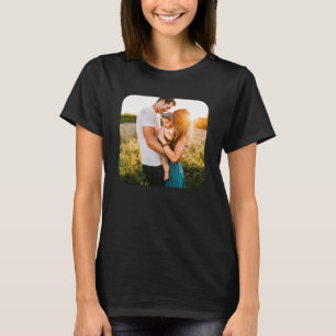 Rounded Photo Template Womans TShirt