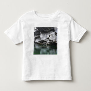 Rounded Rock Cliff by Verzasca River Toddler T-Shirt