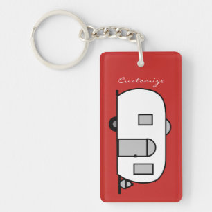 Rounded travel trailer Thunder_Cove Key Ring