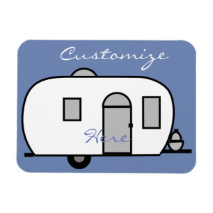 Rounded travel trailer Thunder_Cove Magnet