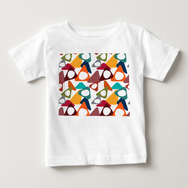 Rounded Triangles  Baby T-Shirt (Front)