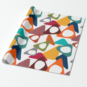 Rounded Triangles  Wrapping Paper