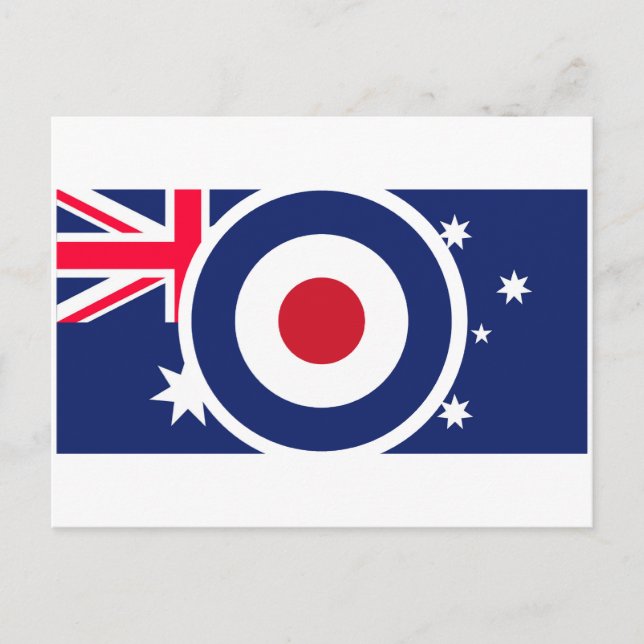 Roundel Australia Target Scooter Style Postcard (Front)