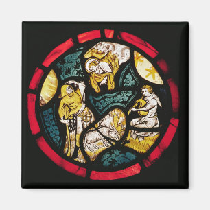 Roundel depicting the Annunciation to Shepherds Magnet