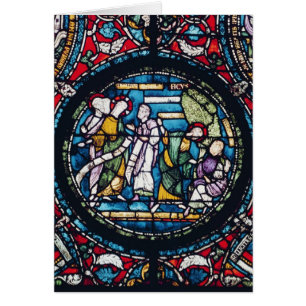 Roundel depicting the Parable of the Fig Tree