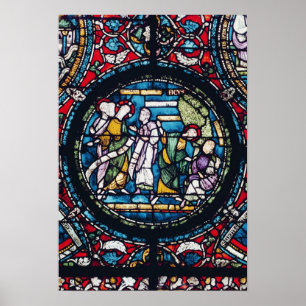 Roundel depicting the Parable of the Fig Tree Poster