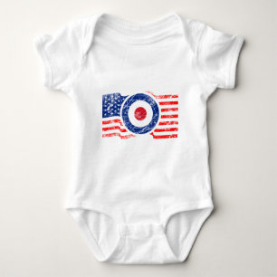 Roundel Mods USA Target Scooter Baby Bodysuit