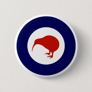 Roundel of New Zealand 6 Cm Round Badge