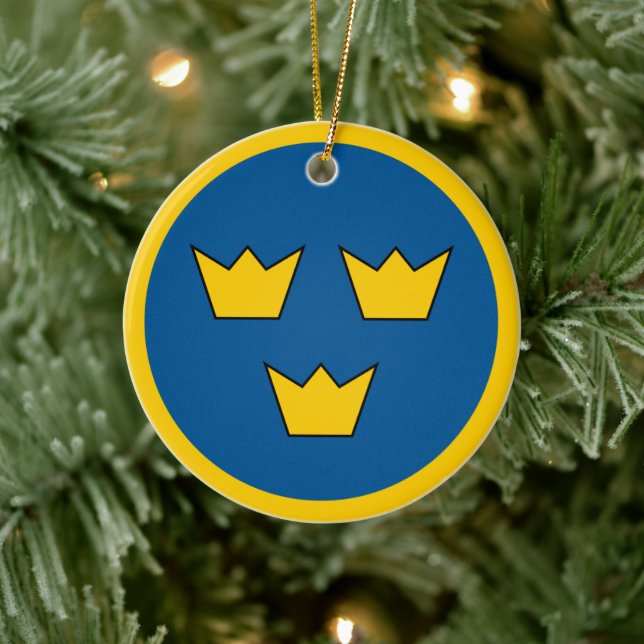Roundel of Sweden Ceramic Tree Decoration (Tree)