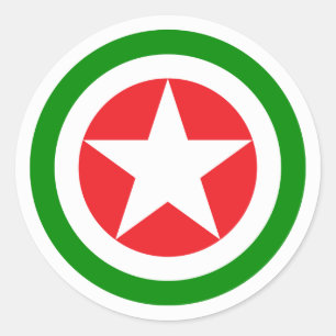 Roundel of the Abkhazian Air Force Classic Round Sticker