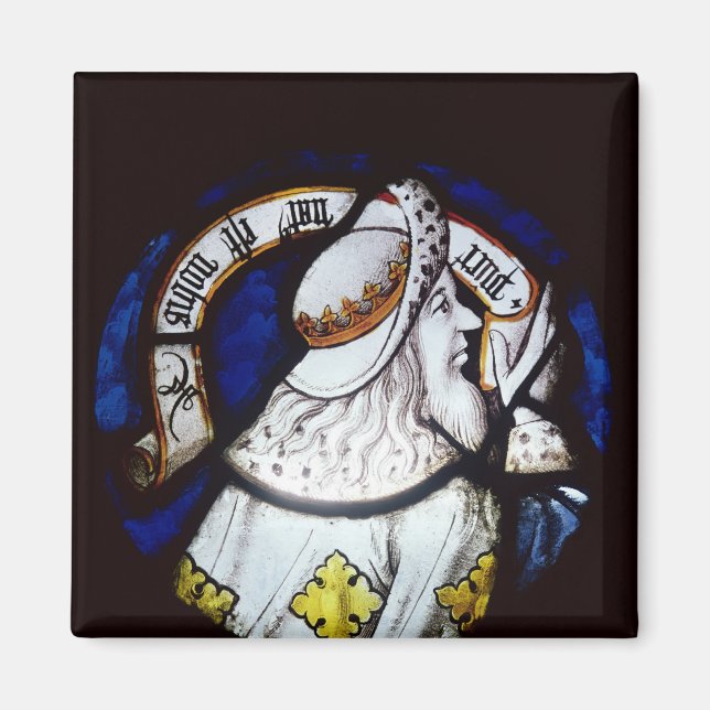 Roundel of the prophet Isaiah Magnet (Front)